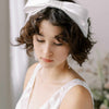 silk bridal bow headband by twigs and honey