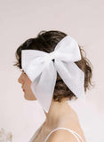 tulle bridal short hair bow by twigs & honey