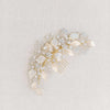 Bridal hair comb with crystals by twigs and honey