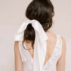 Soft bridal tulle long bow by twigs and honey