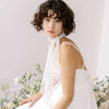 Tulle bridal scarf with pearls by twigs & honey