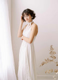 Tulle bridal scarf with pearls by twigs & honey