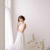 Tulle bridal scarf with pearls by twigs & honey