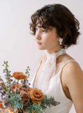 Tulle bridal scarf with pearls by twigs & honey