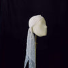 Tulle bridal scarf with pearls by twigs & honey