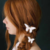 Crystal encrusted bridal butterfly bobby pins by twigs & honey