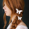 Crystal encrusted bridal butterfly bobby pins by twigs & honey