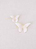 Crystal encrusted bridal butterfly bobby pins by twigs & honey