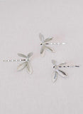 Gold dragonfly hairpins by twigs and honey