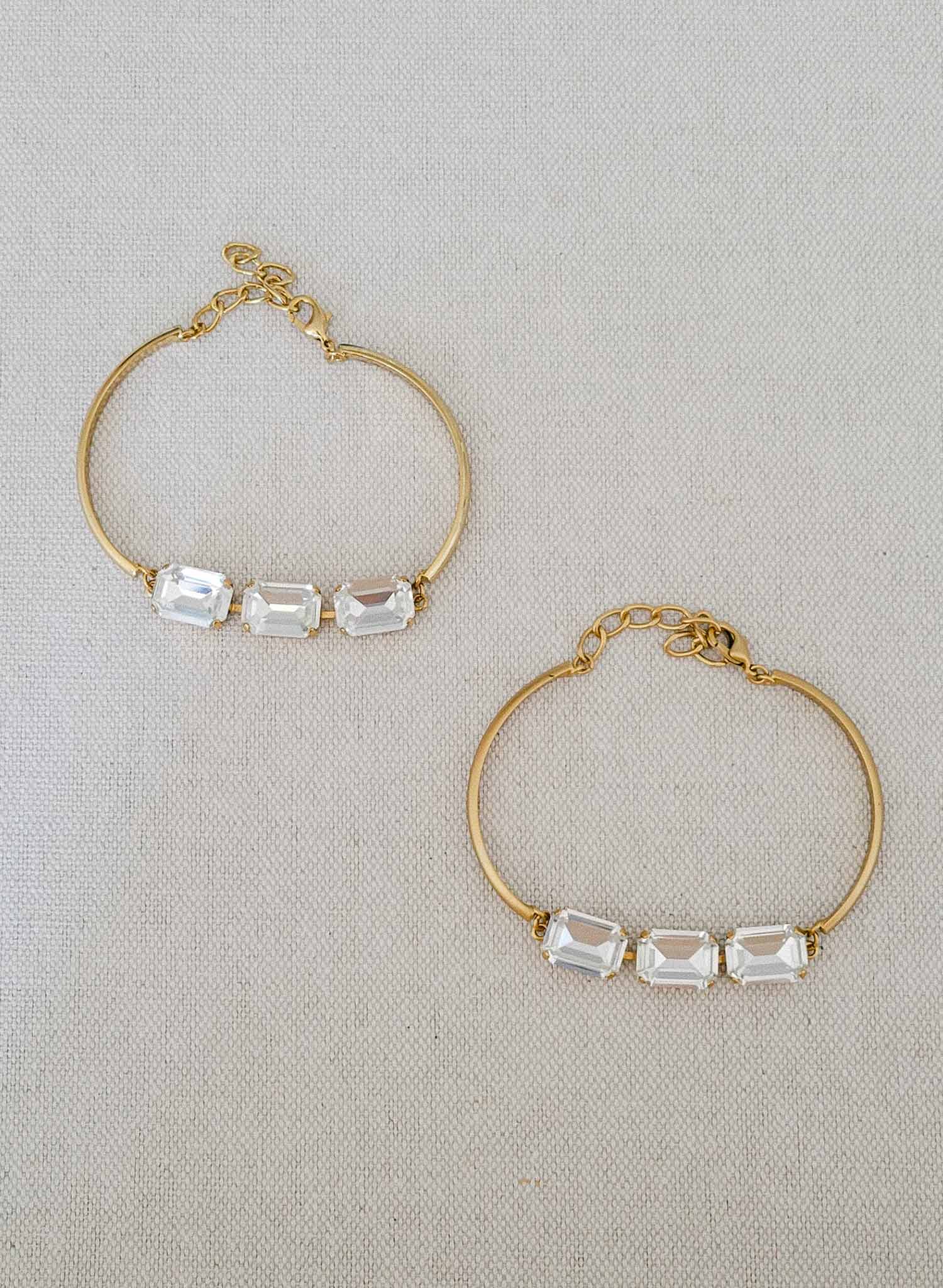 crystal bridal wedding bracelet by twigs and honey
