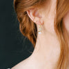bridal jewelry, crystal drop earrings by twigs and honey