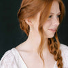 bridal jewelry, crystal drop earrings by twigs and honey