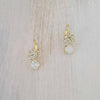 bridal jewelry, crystal drop earrings by twigs and honey