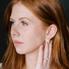 wedding earrings jewelry post back crystal by twigs and honey