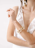 crystal bridal strech bracelet by twigs & honey