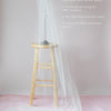 Simple Cathedral or Chapel length veil - Style #357