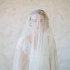 beaded and embroidered hair vine comb, twigs and honey, wedding headpiece