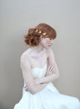 Gold plated petite orchid bobby pin set of 3 - Style #360