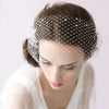 Rhinestone adorned bandeau birdcage veil - Style # 442