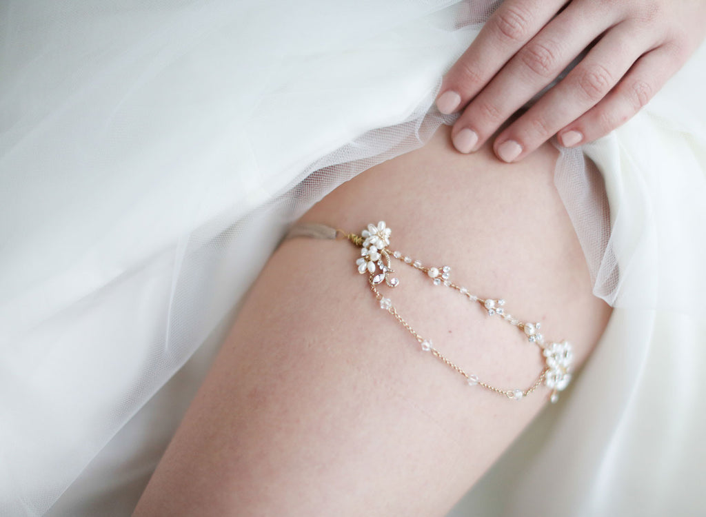 bridal wedding garter