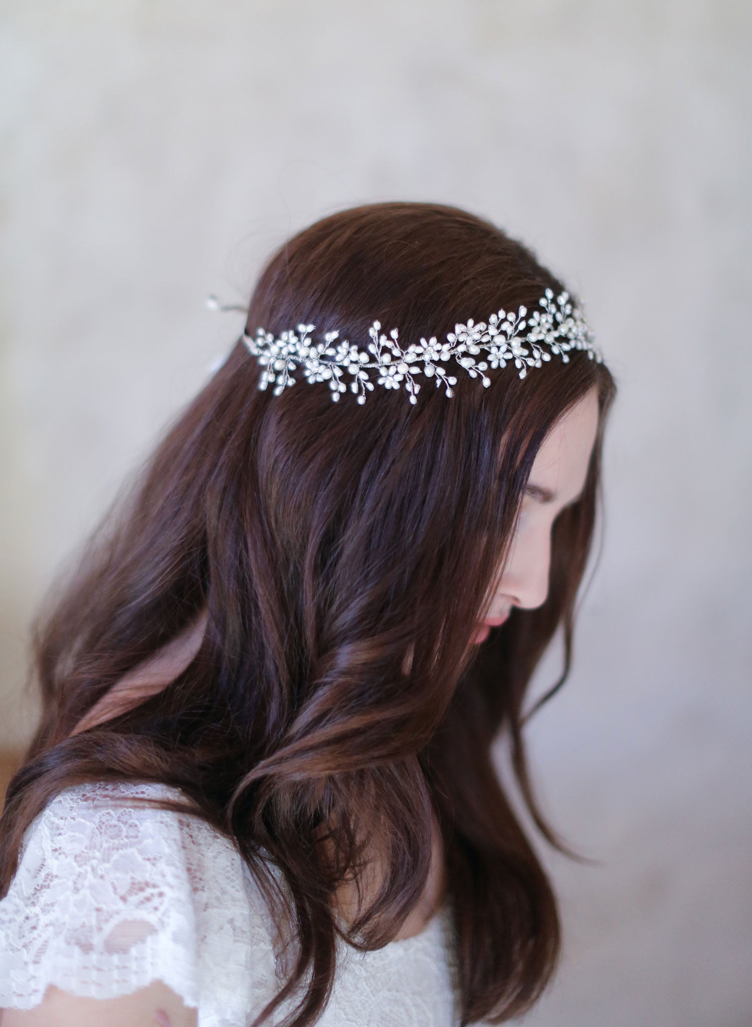 Freshwater pearl baby's breath - Style #510