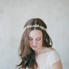 art deco inspired bridal hair piece, headpiece, vintage crystal headband, twigs and honey