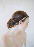 crystal hair vine, wedding headpiece, bridal headband, twigs and honey