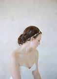 crystal hair vine, wedding headpiece, bridal headband, twigs and honey