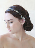 crystal hair vine, wedding headpiece, bridal headband, twigs and honey