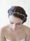 crystal hair vine, wedding headpiece, bridal headband, twigs and honey