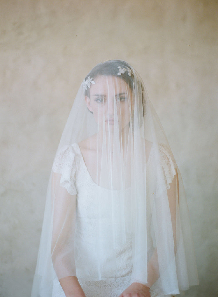 beaded and embroidered hair vine comb, twigs and honey, wedding headpiece