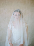 beaded and embroidered hair vine comb, twigs and honey, wedding headpiece