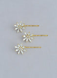 Austrian crystal starburst bobbies, twigs and honey, bridal headpiece