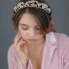 Navette Austrian crystals, bridal tiara, vintage inspired, twigs and honey