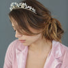 Navette Austrian crystals, bridal tiara, vintage inspired, twigs and honey