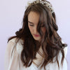 Navette Austrian crystals, bridal tiara, vintage inspired, twigs and honey