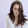 Navette Austrian crystals, bridal tiara, vintage inspired, twigs and honey