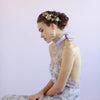 Dogwood rose gold headpiece, twigs and honey, bridal headpiece, antique gold plated