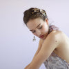 Dogwood rose gold headpiece, twigs and honey, bridal headpiece, antique gold plated