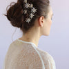 Crystal star bobbies, hairpieces, Austrian crystals