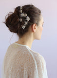 Crystal star bobbies, hairpieces, Austrian crystals