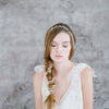 extra long beaded petite blossom hair vine, bridal headpiece, wedding hair vine, bridal accessories, twigs and honey