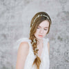 extra long beaded petite blossom hair vine, bridal headpiece, wedding hair vine, bridal accessories, twigs and honey