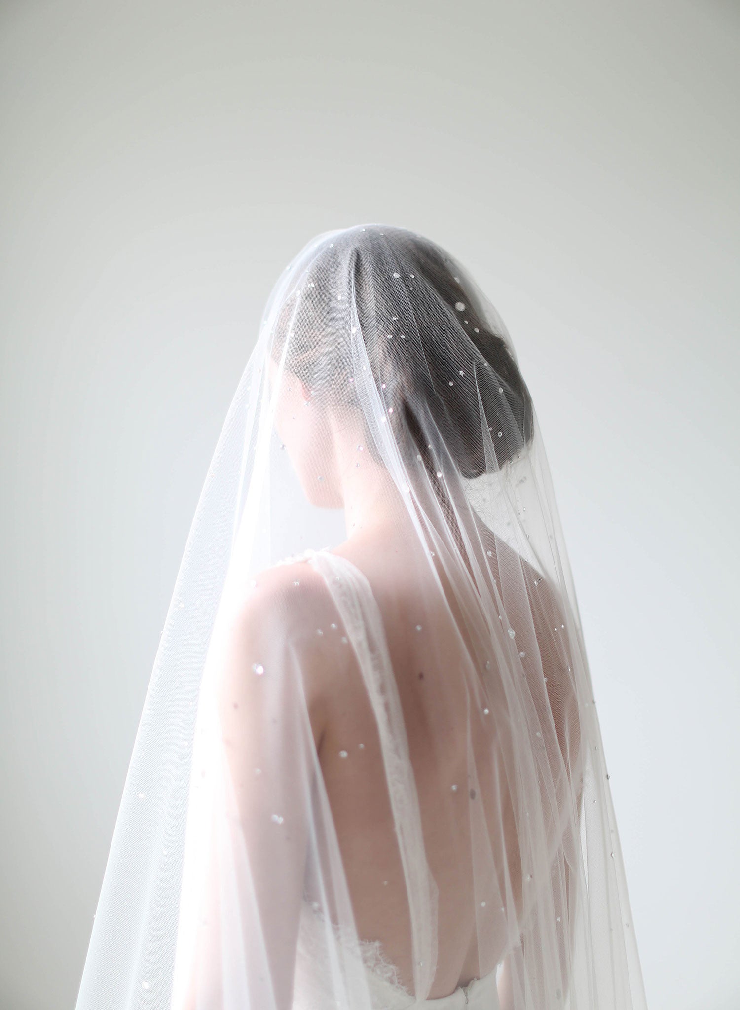 Veil shop with crystals