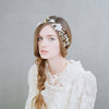 whimsical floral hair vine, bridal hair vine, wedding headpiece, twigs and honey, bridal accessories, wedding hair accessories