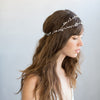 extra long hair vine, crystal hair vine, bridal headpiece, twigs and honey