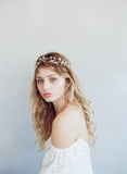 hand wired hair vine, bridal hair vine, bridal accessory, twigs and honey