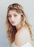 hand wired hair vine, bridal hair vine, bridal accessory, twigs and honey