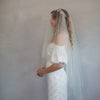 subtle lift veil, bridal veil, wedding veil, vintage inspired, twigs and honey