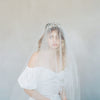 subtle lift veil, bridal veil, wedding veil, vintage inspired, twigs and honey